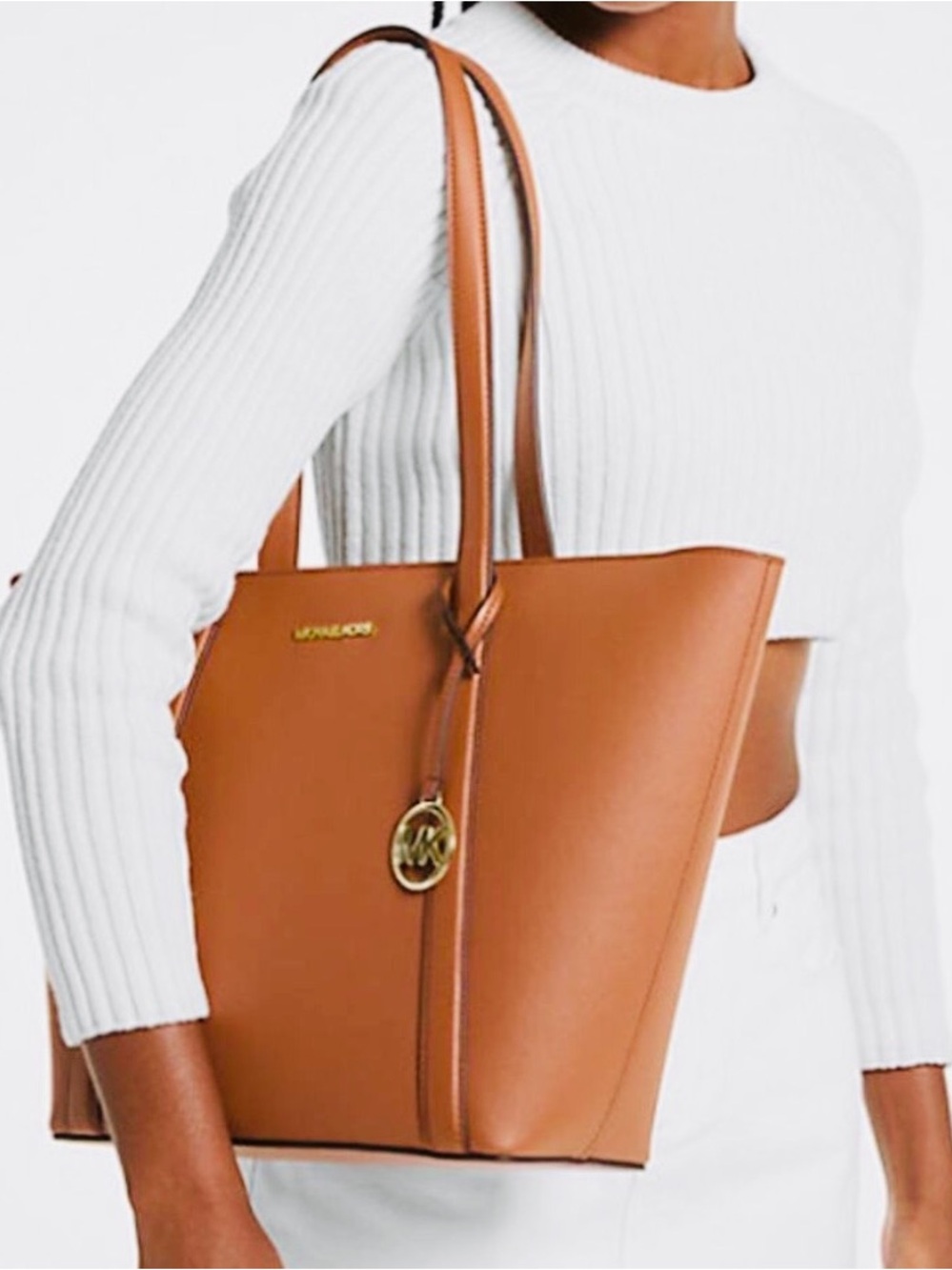 NWT MICHAEL Michael Kors Pratt Tote - Picture 9 of 10
